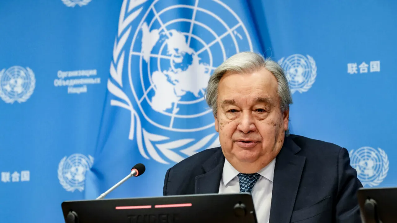 Secretarul General ONU cere încheierea unui acord privind tranziția globală de la combustibilii fosili la COP30