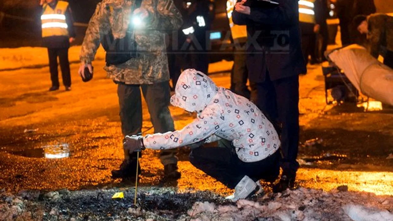 Douăsprezece persoane, rănite în urma unei explozii în oraşul ucrainean Harkiv