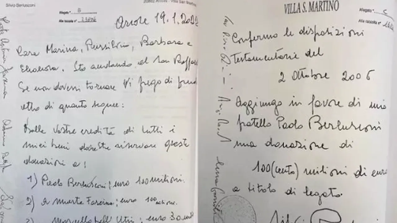 Testamentul lui Berlusconi îi lasă celui mai bun prieten o avere de zeci de milioane de euro: plâng de azi dimineaţă