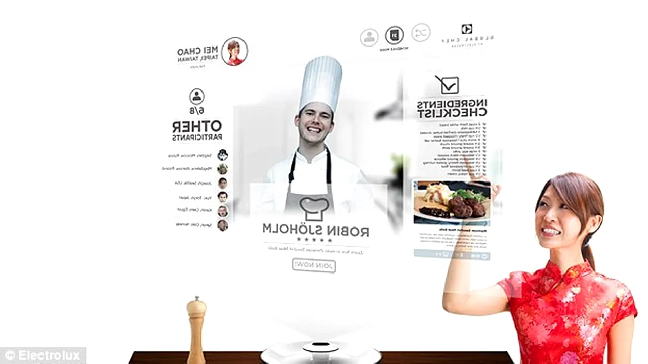 Bucătăria viitorului: Frigidere inteligente, tocător cu touchscreen şi imprimantă 3D care să printeze ravioli