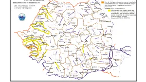 Codul portocaliu de inundaţii pe Bârzava, prelungit până marţi