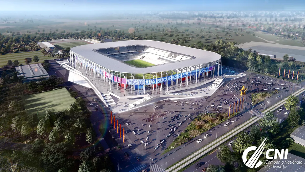Suprafaţa stadionului Steaua va creşte cu 12.000 mp. Cum va arăta arena din Ghencea | VIDEO