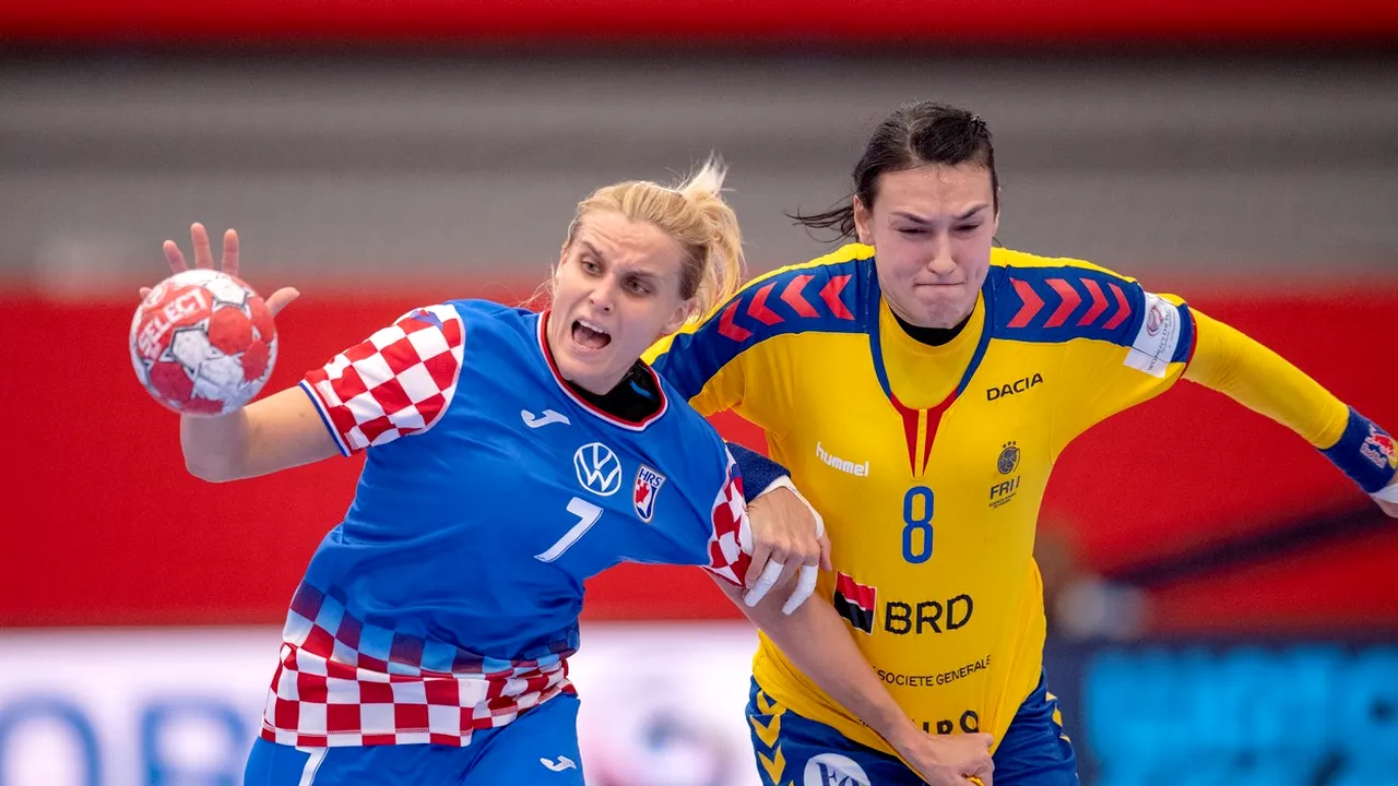 Campionatul European de Handbal. România a pierdut meciul cu Croaţia, 20-25, şi nu mai are şanse de calificare în semifinale