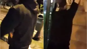 Sediul PSD Bucureşti, vandalizat de protestatarul Marian Moroşanu, zis „Ceauşescu” 