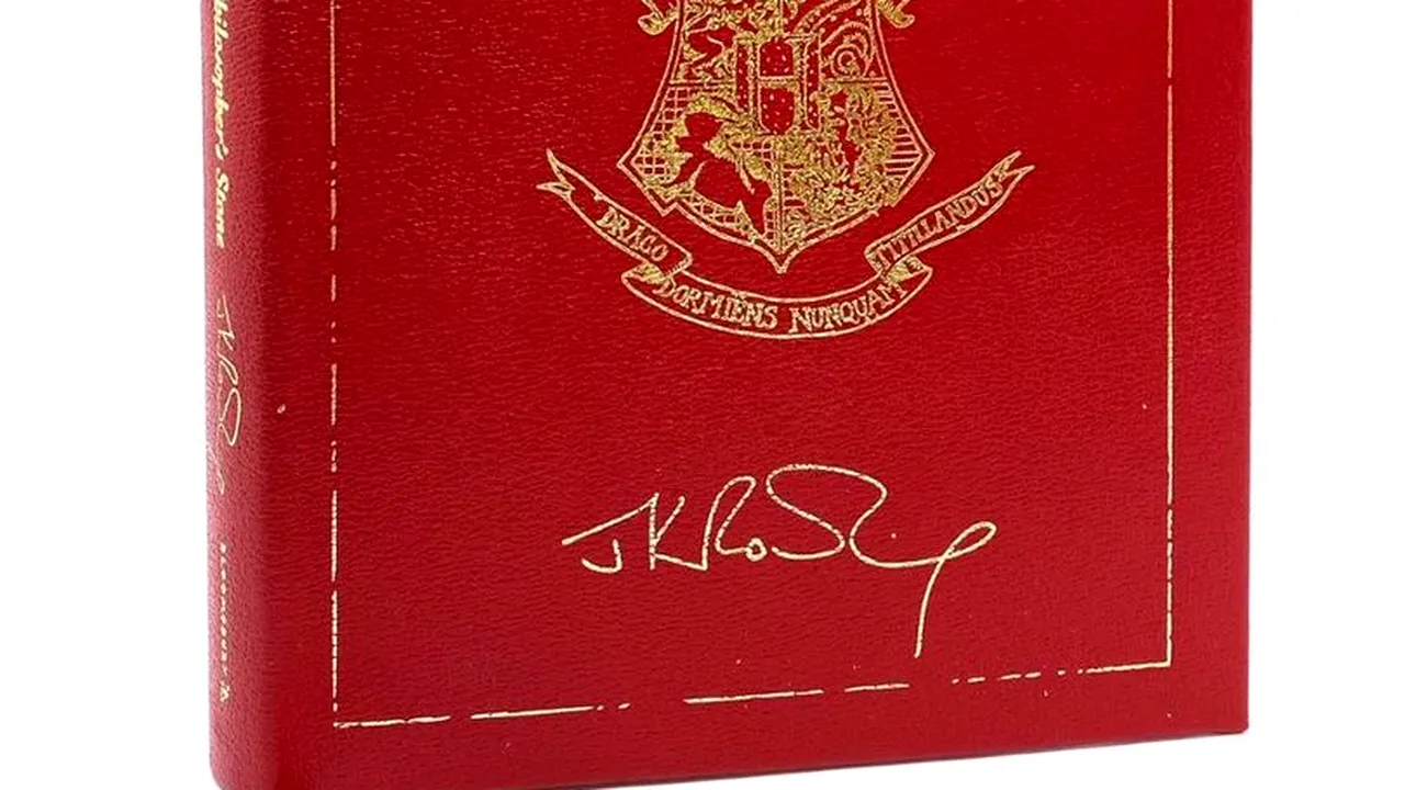 O carte rară Harry Potter, păstrată în pod, a fost scoasă la licitaţie