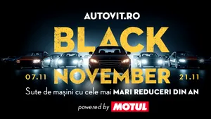 Black November la Autovit.ro: reduceri de peste 500.000 de euro pentru 400 de mașini