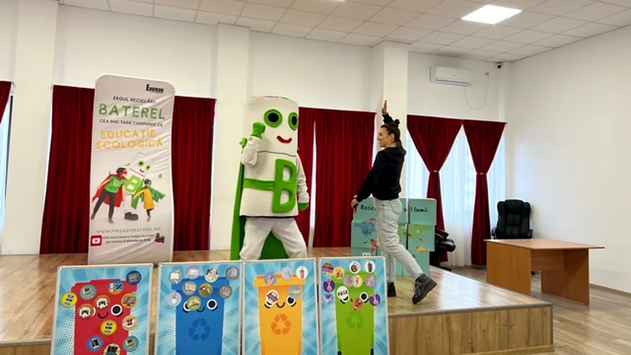 Peste 10.000 de elevi de la 300 de şcoli din România intră într-un amplu program de reciclare a deşeurilor electronice