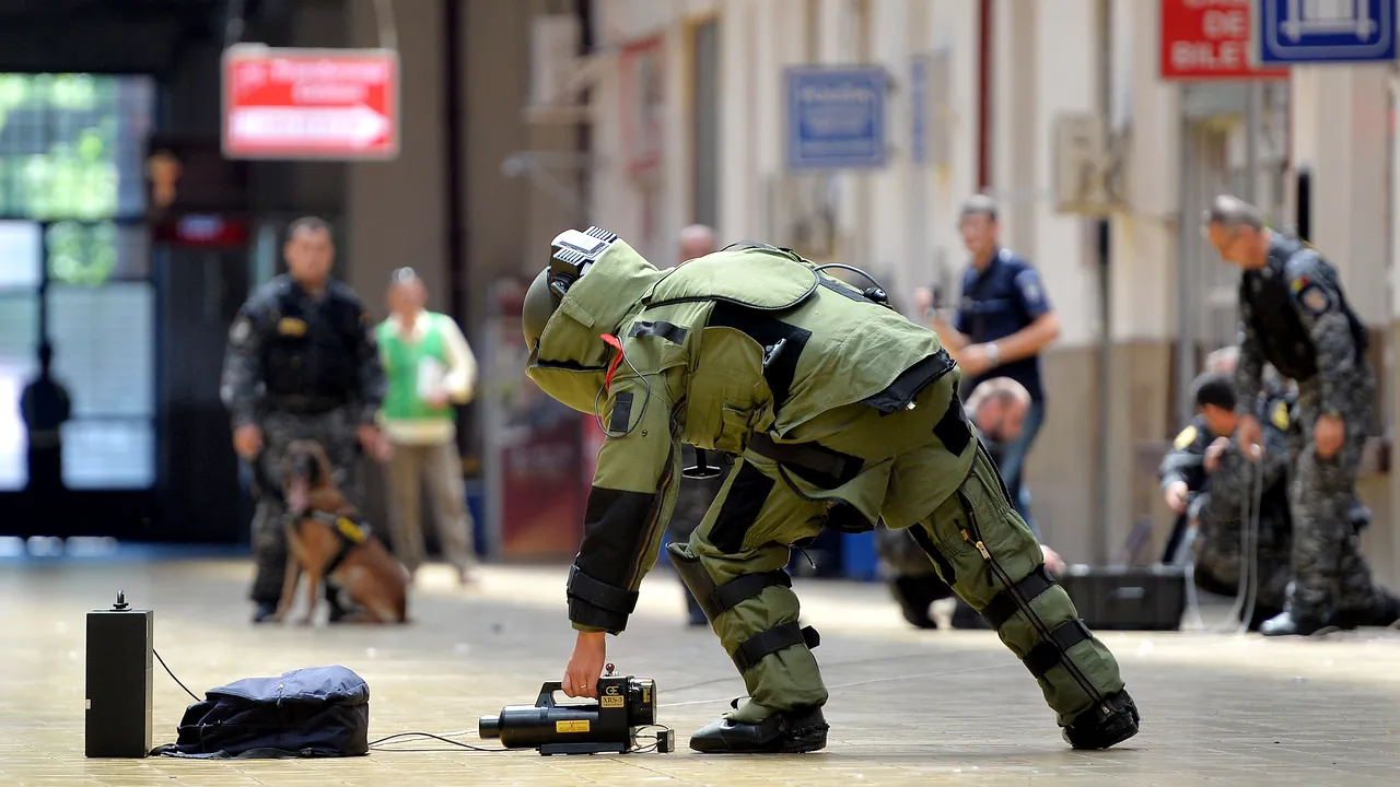 Pirotehniştii au detonat o posibilă BOMBĂ artizanală. Coletul a fost descoperit în apropierea unei gări din Timişoara/ UPDATE: Pachetul nu conţinea încărcătură explozivă