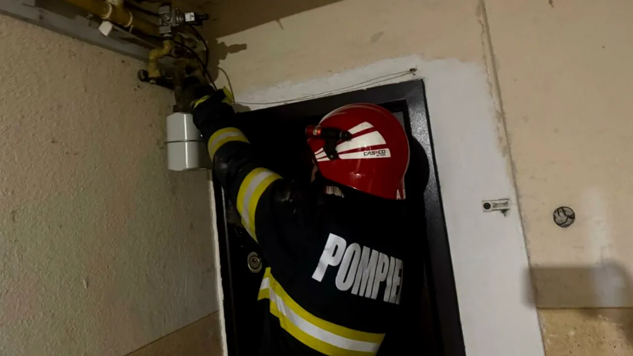 Scurgeri de gaz într-un bloc din Piatra Neamț