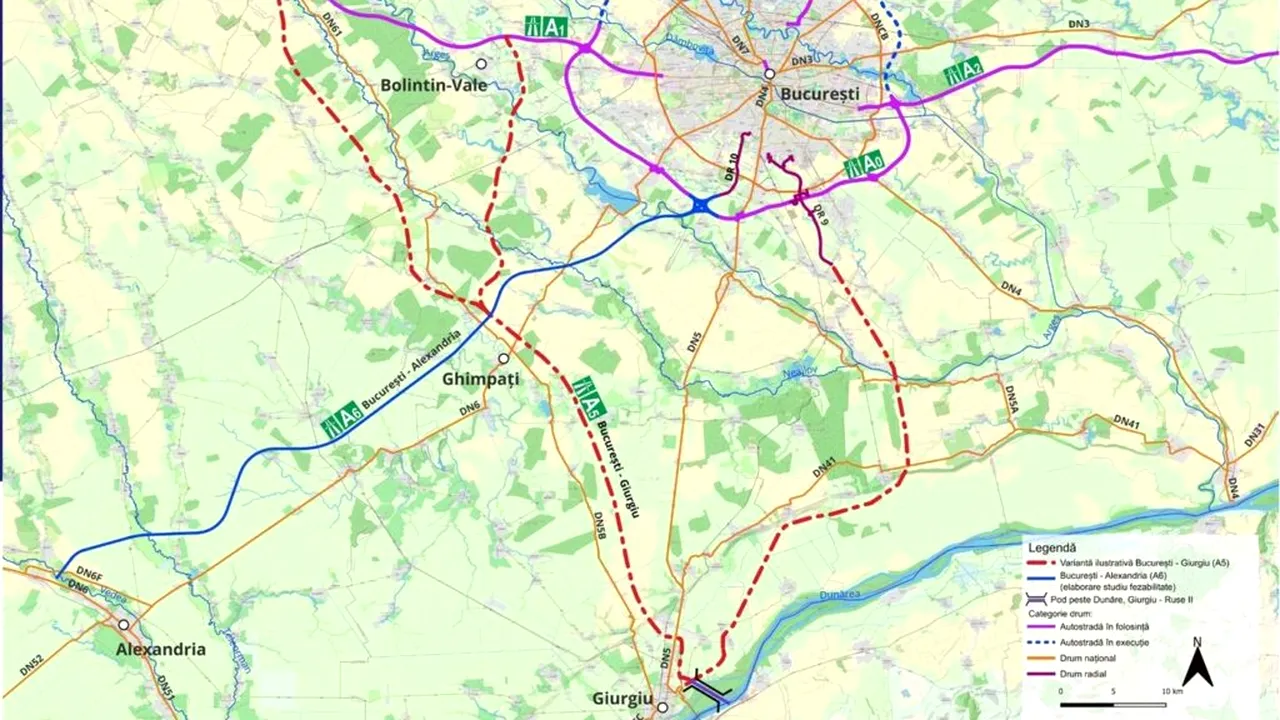 Studiul de fezabilitate pentru primul drum rapid la frontiera cu Bulgaria, în 19 ianuarie