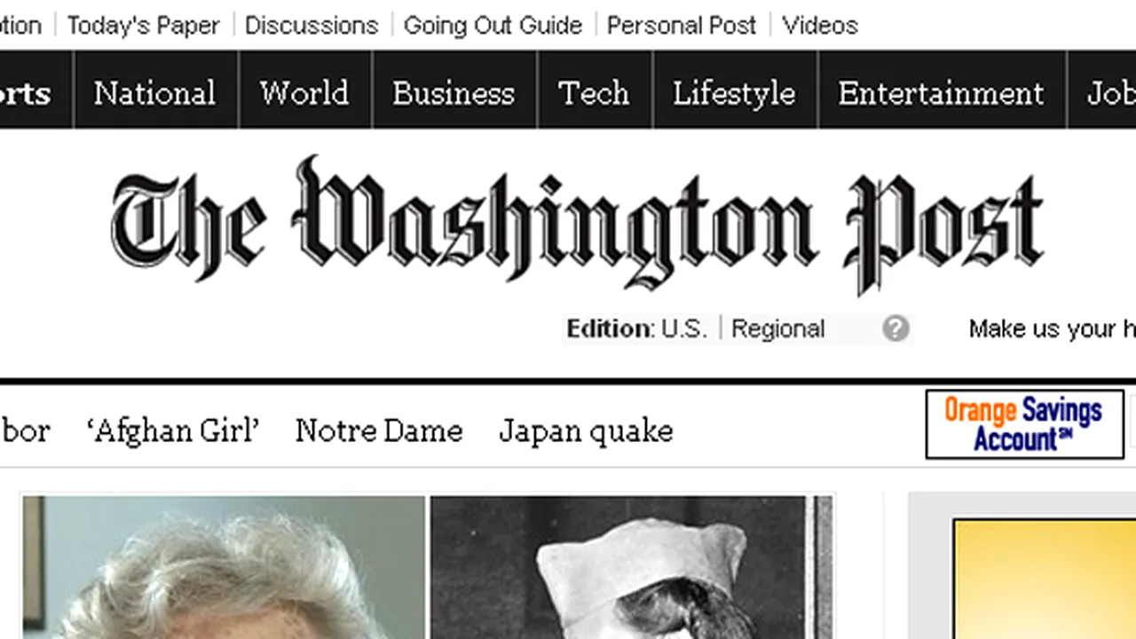 Washington Post plănuieşte să introducă o taxă pe conţinutul său online