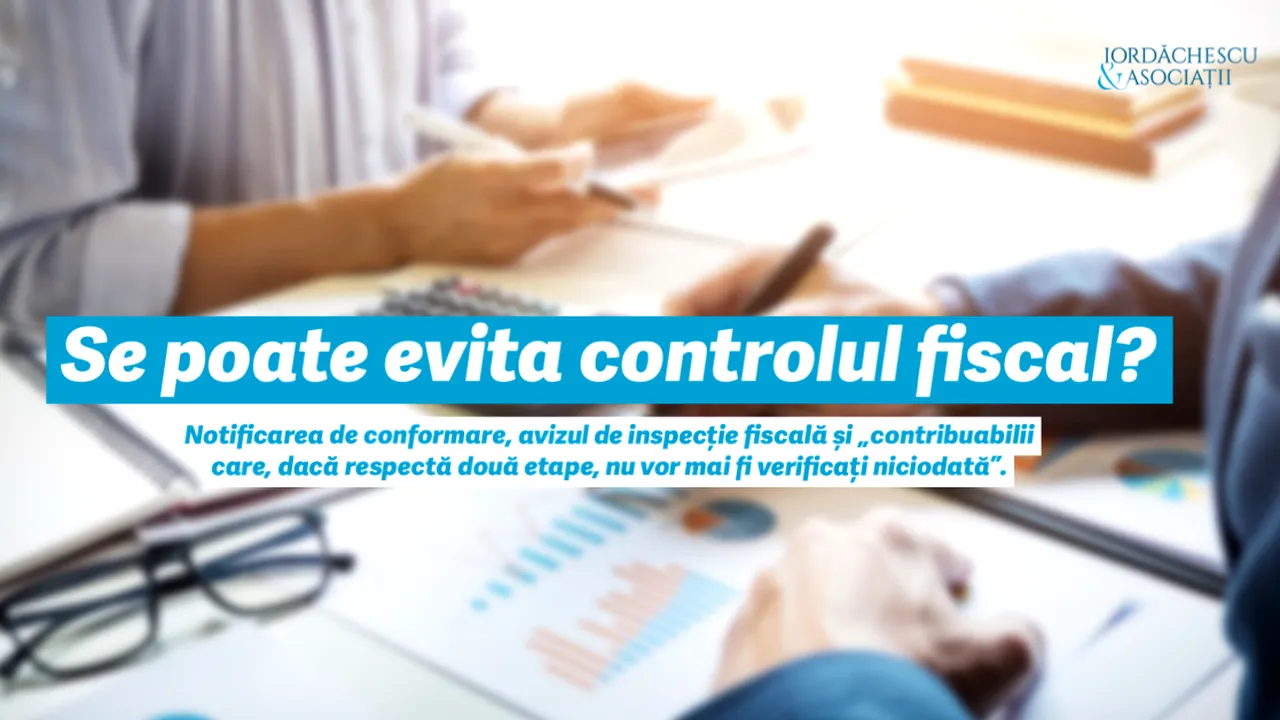 Se poate evita controlul fiscal?