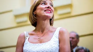 Carmen Iohannis a jucat tenis la un turneu în Sibiu: 