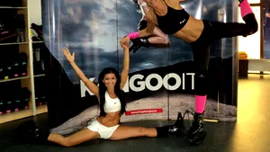 Roxana Ciuhulescu este instructor internaţional de kangoo jumps