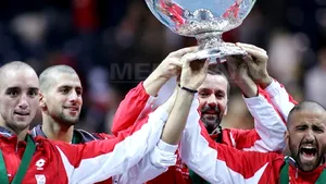 Poşta din Serbia a emis timbre cu echipa de Cupa Davis