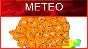 Alertă METEO, 5 august. Aproape toată ţara intră sub Cod portocaliu de vijelii puternice, cu rafale de peste 100 km/h