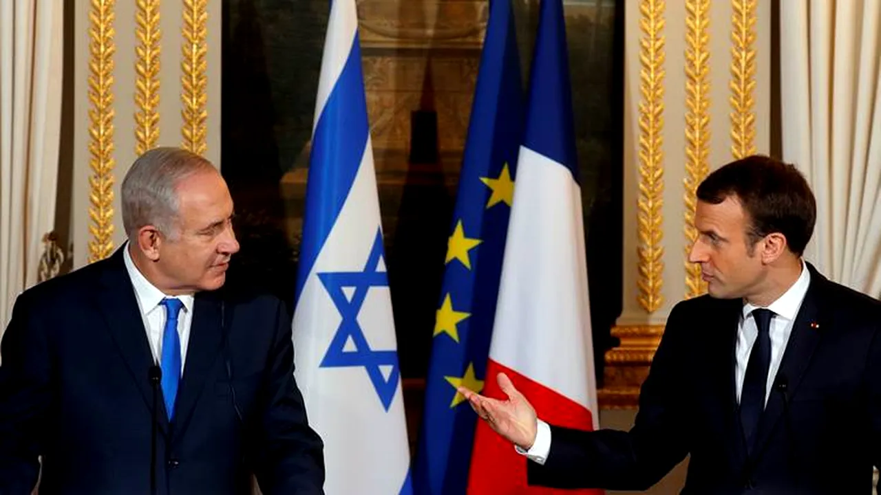 Netanyahu îl acuză pe Emmanuel Macron că se aliază cu o „organizaţie teroristă”