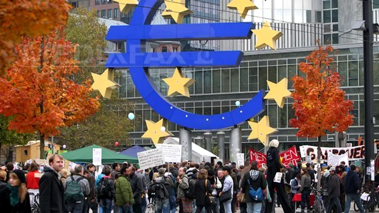 Confruntări violente la Frankfurt, în cursul unei manifestaţii împotriva BCE