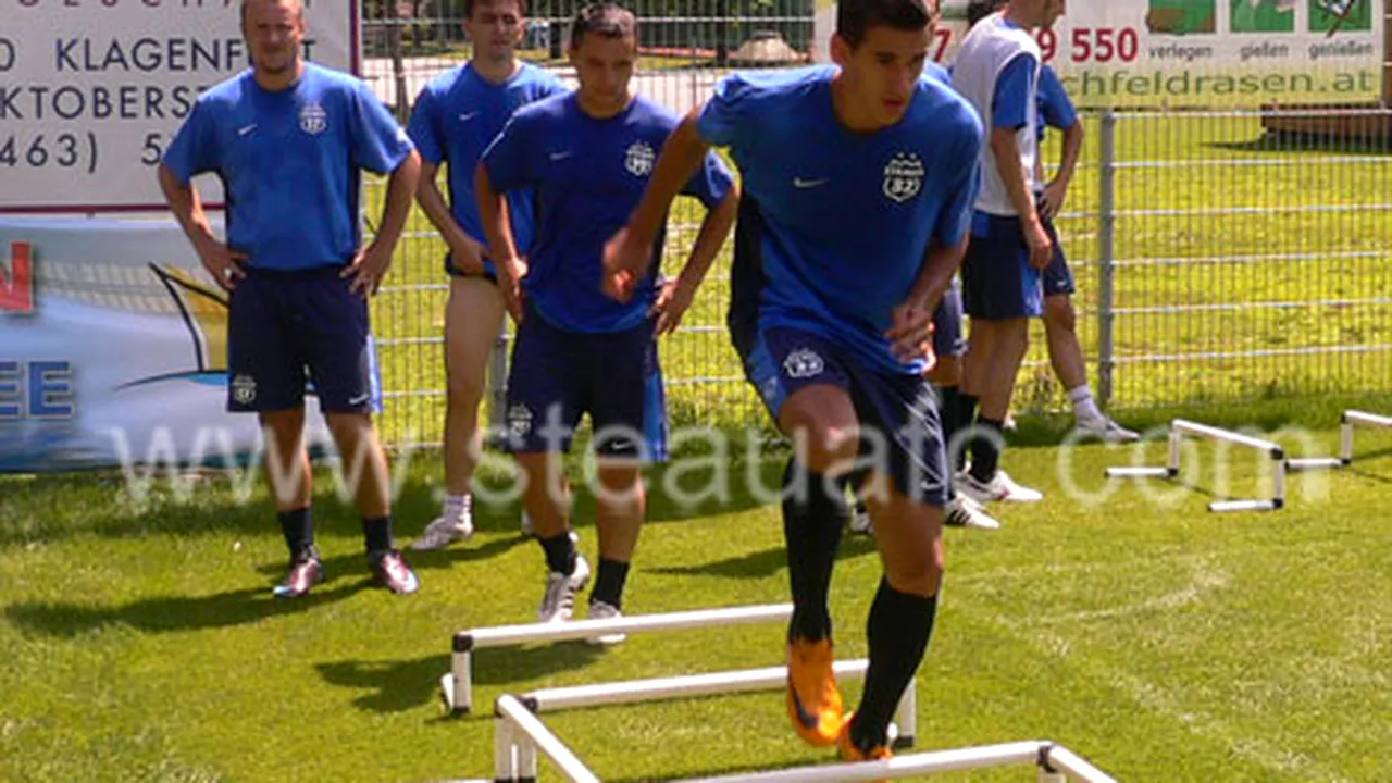 Arthuro a efectuat primul antrenament la Steaua