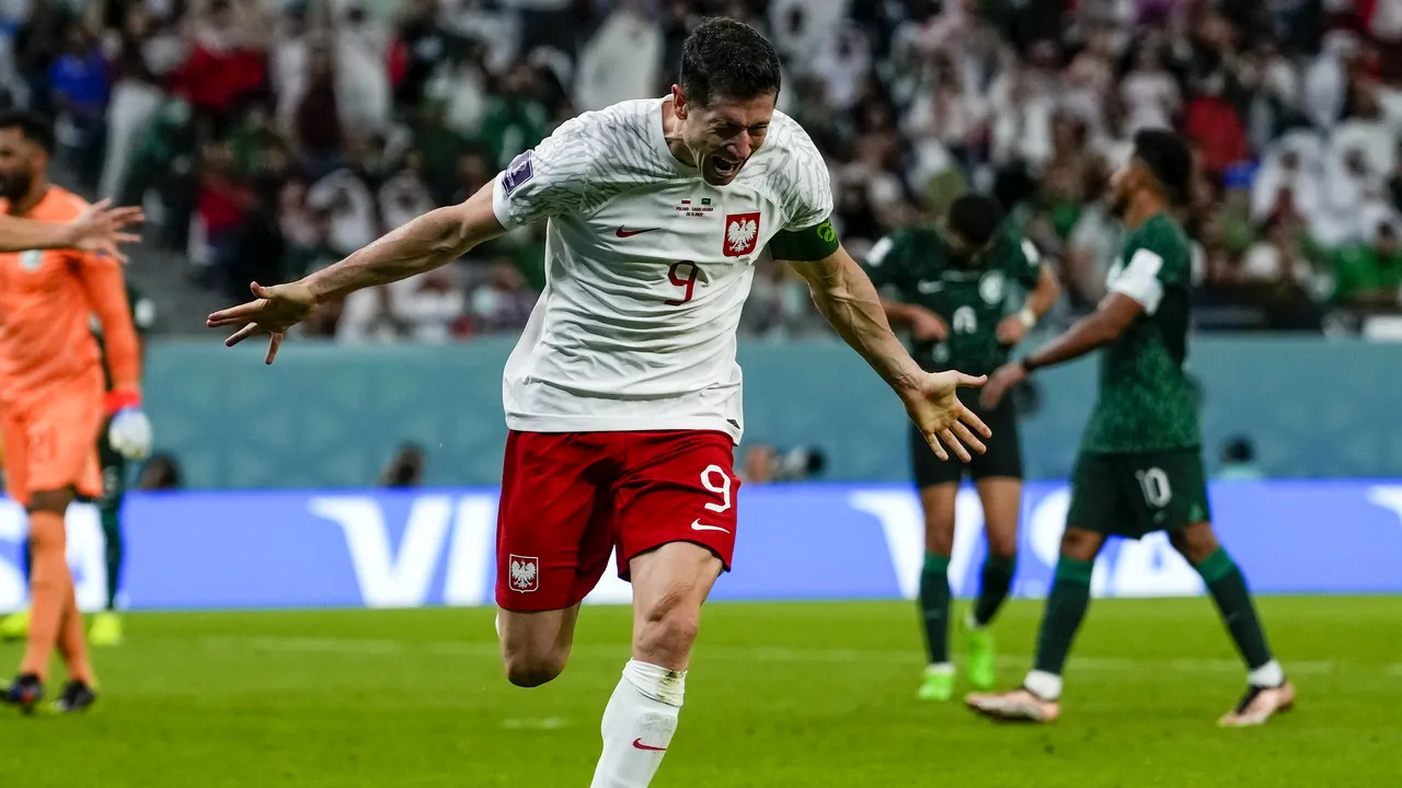 Cupa Mondială din Qatar: Polonia învinge Arabia Saudită şi urcă pe primul loc în grupă