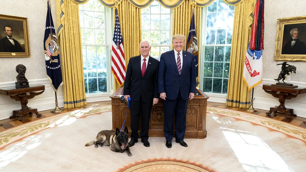 Trump l-a prezentat la Casa Albă pe Conan, câinele care a ajutat la prinderea lui Abu Bakr al-Baghdadi. FOTO şi VIDEO