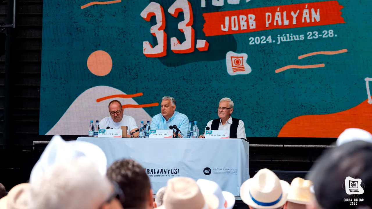 Discursul lui Orban la Băile Tuşnad: Aderarea la Schengen, critici la adresa UE şi strategii viitoare