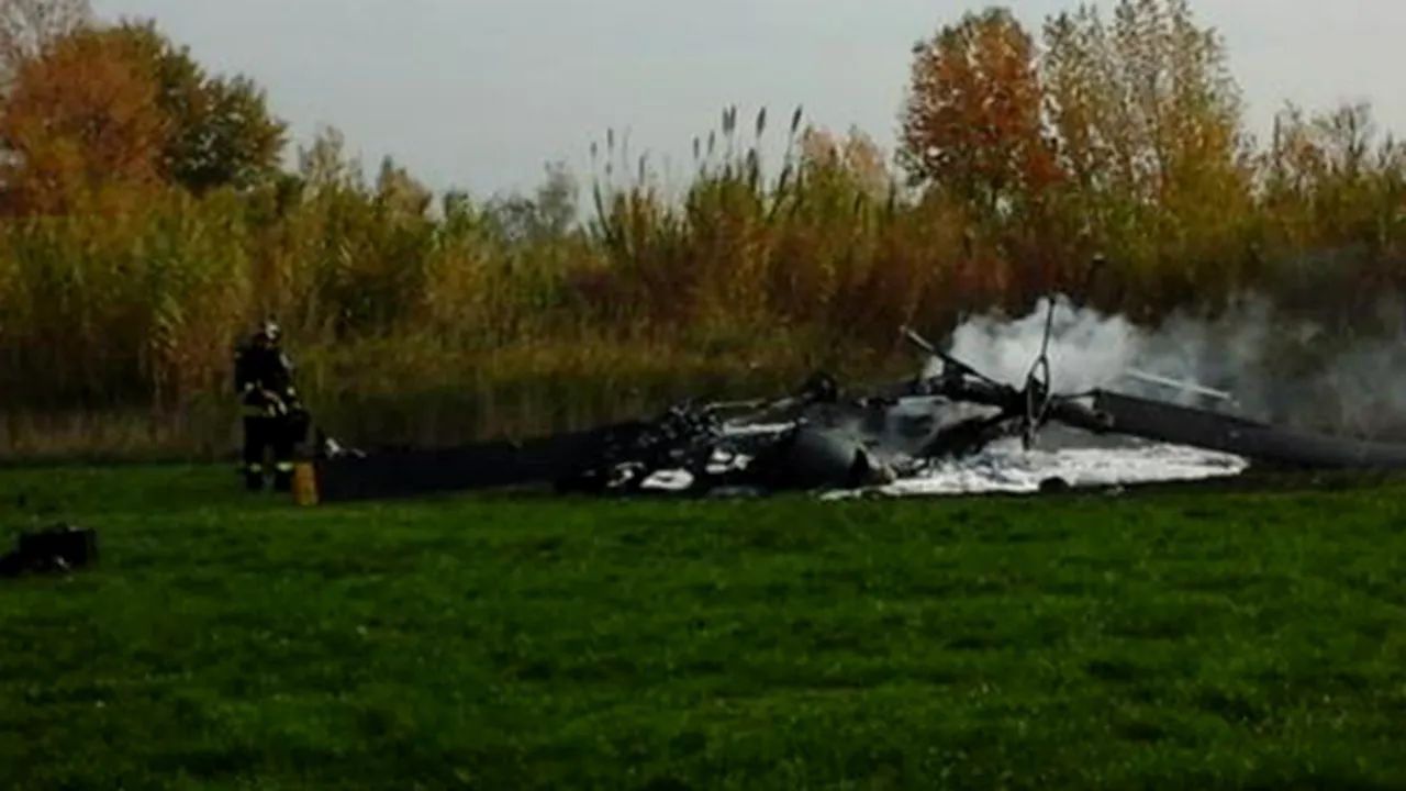 Patru răniţi după prăbuşirea unui elicopter militar în nordul Italiei -FOTO