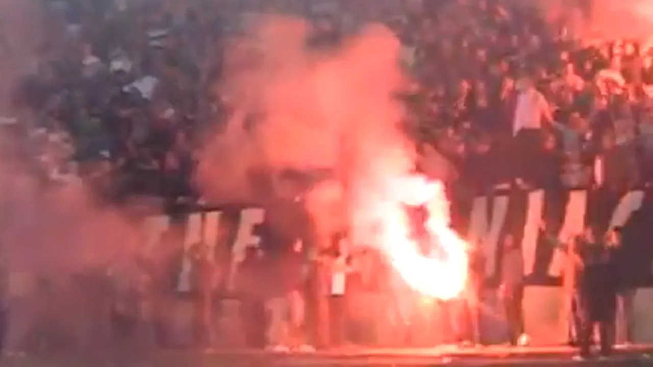 FCSB, anchetată de UEFA după incidentele de la meciul cu Hajduk Split 