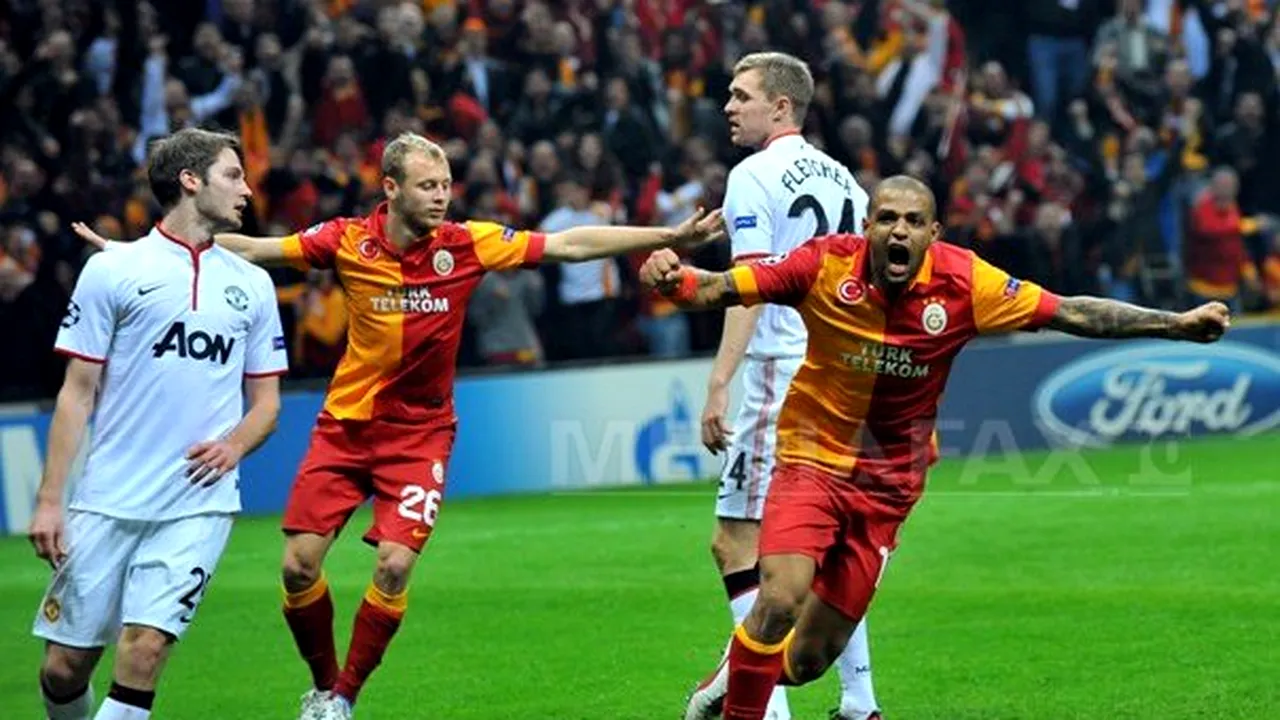 LIGA CAMPIONILOR: Galatasaray Istanbul a învins Manchester United, scor 1-0, în grupa H