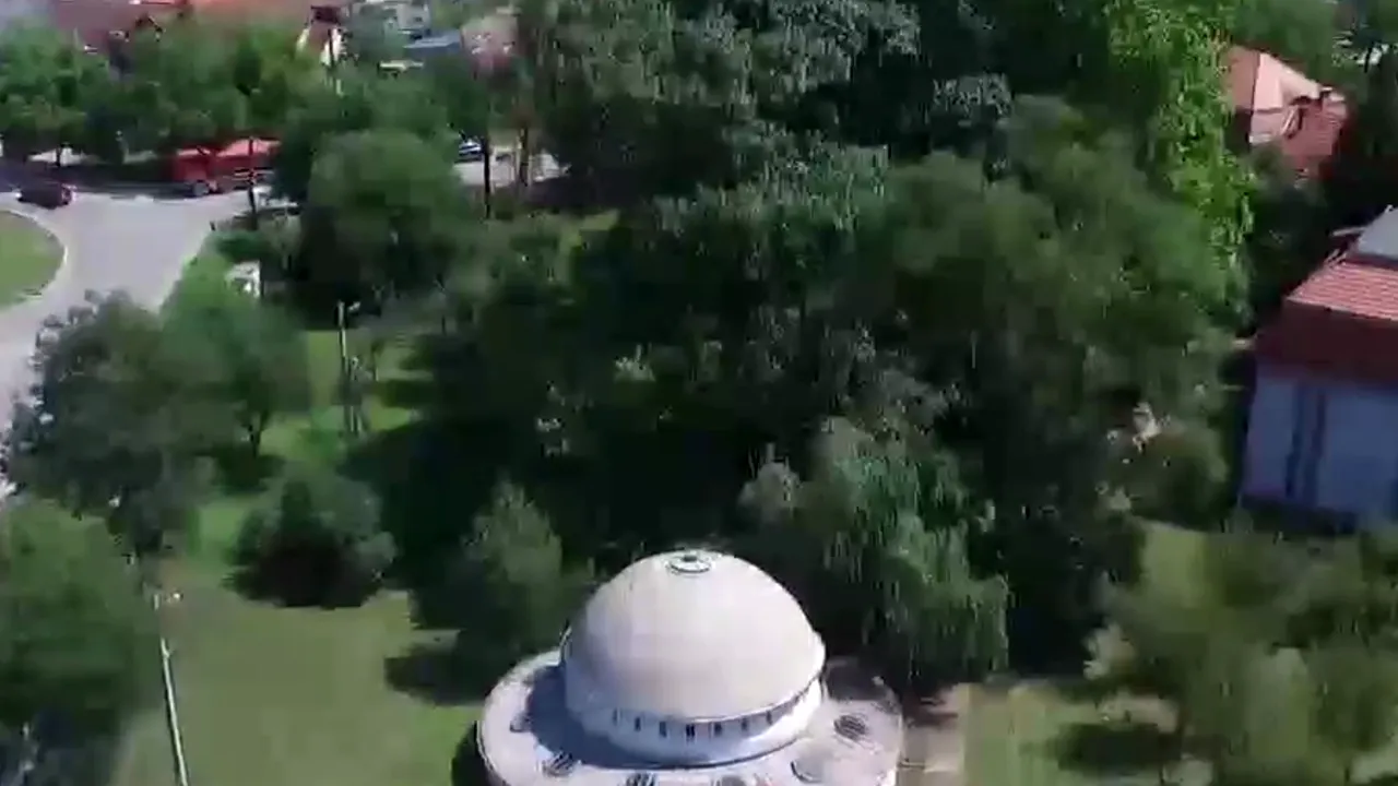 OZN-ul de la Timişoara devine muzeu. Arhitectura SF nu este singura surpriză rezervată vizitatorilor