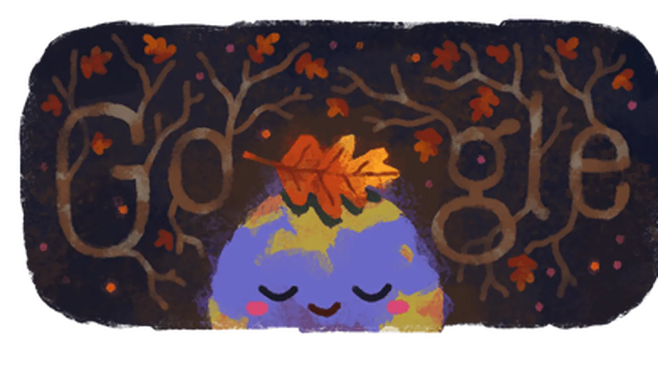 Debutul toamnei astronomice, marcat printr-un doodle special/ 23 septembrie, data la care are loc Echinocţiul de toamnă 2019
