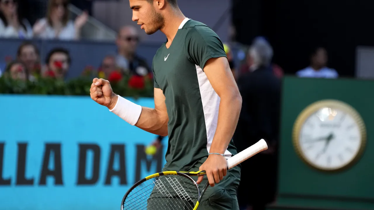 Alcaraz scrie istorie la 19 ani. Spaniolul îl învinge pe Zverev la Madrid pentru al doilea său titlu de Masters 1000