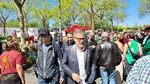 „Dispari, trădător murdar”. Prim-secretarul Partidului Socialist din Franța a fost atacat cu făină la protestele de 1 mai