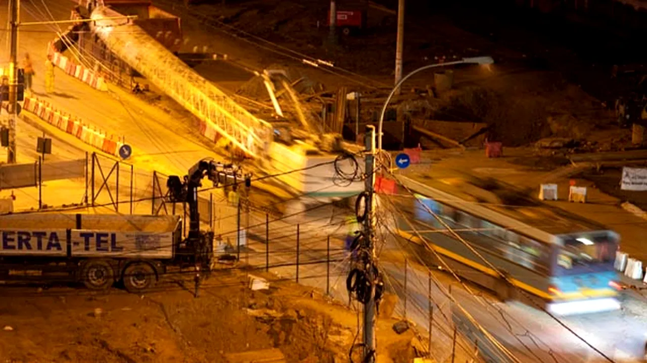 Circulaţia pe Calea Griviţei, închisă de sâmbătă până miercuri pentru lucrări la pasajul Basarab