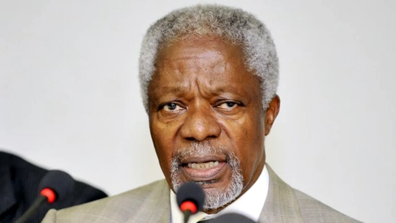 Kofi Annan, omagiat de lideri de pe întreg mapamondul. Vladimir Putin: Mulţi ani ai vieţii acestui om remarcabil au fost dedicaţi serviciului Naţiunilor Unite