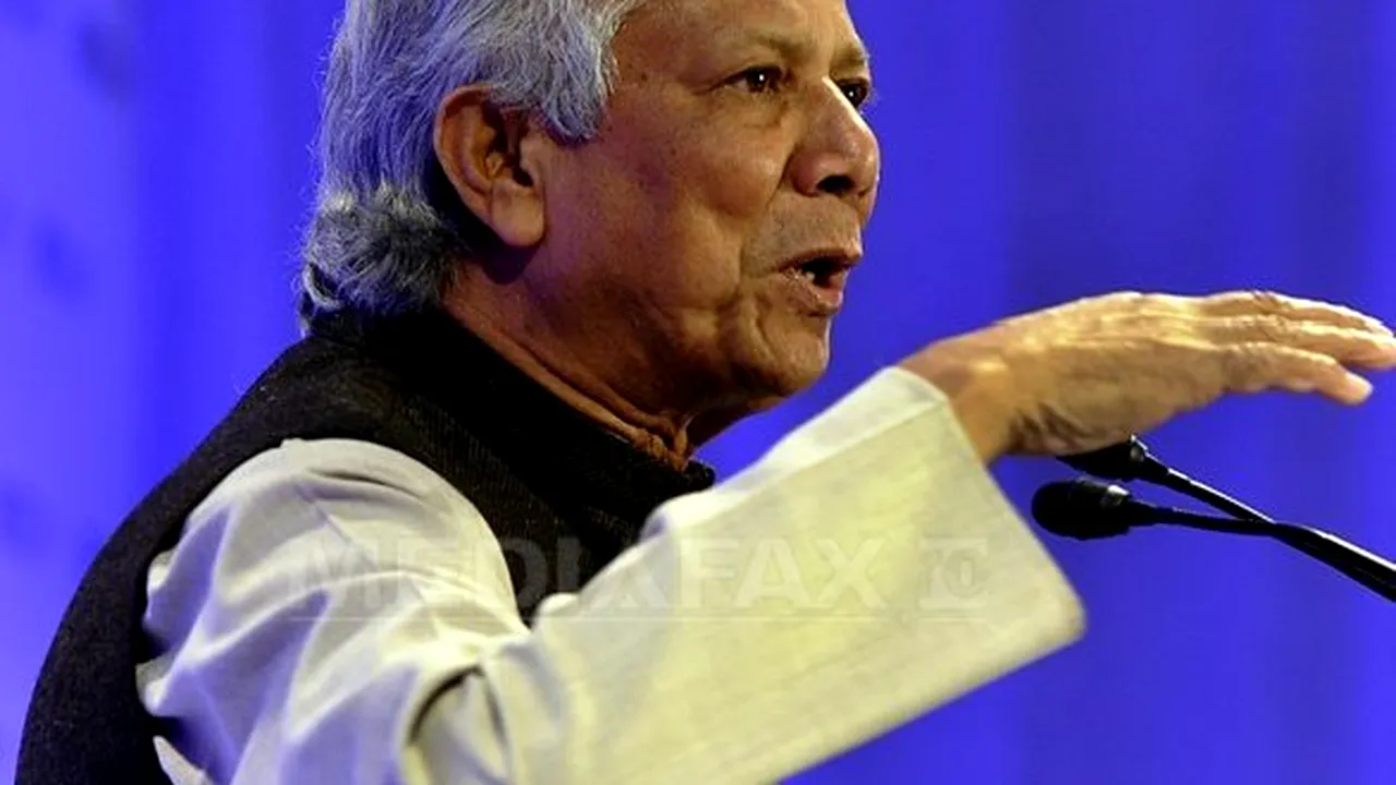 Muhammad Yunus, laureat al Premiului Nobel pentru Pace, anchetat pentru corupţie în Bangladesh