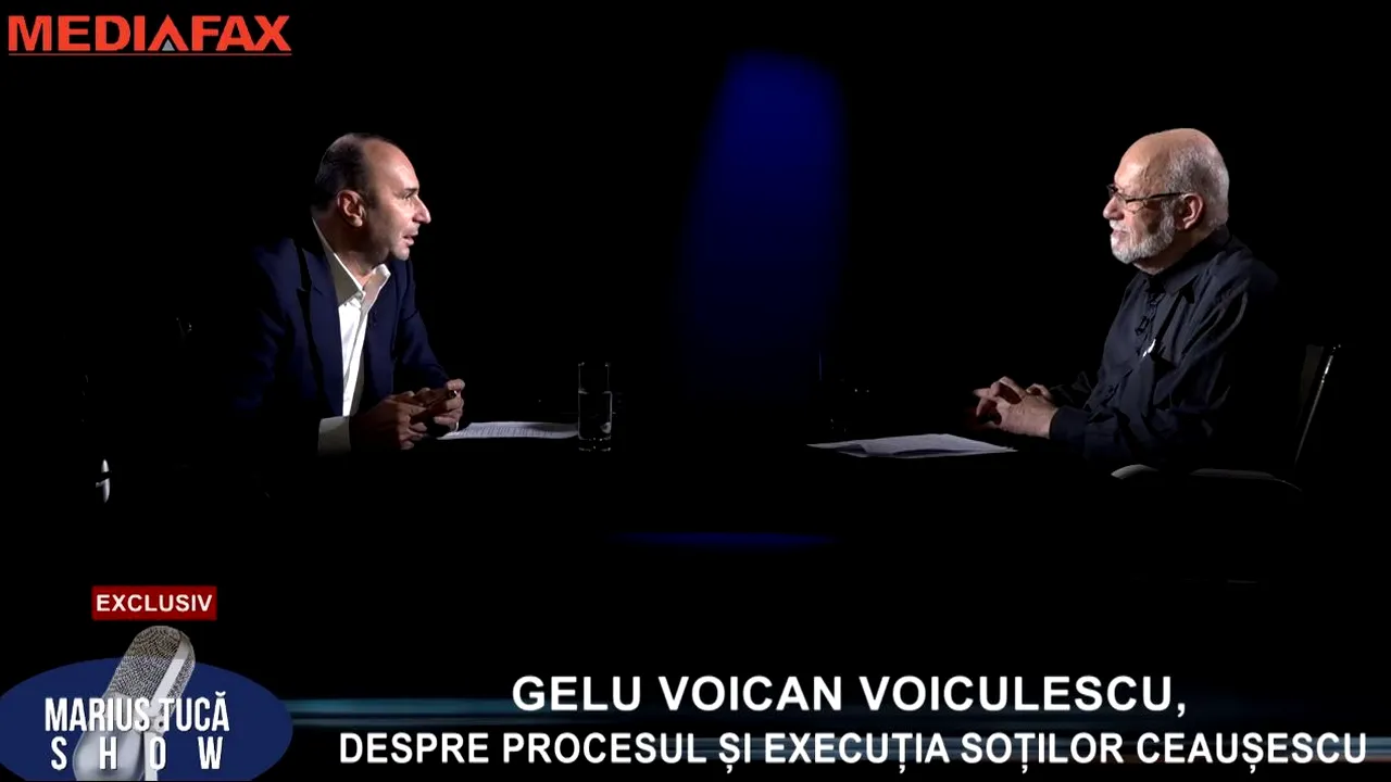 INTERVIUL INTEGRAL „Marius Tucă Show”. Gelu Voican Voiculescu: N-am participat la execuţia Ceauşeştilor fiind pro-legionar, ci fiind anticomunist radical (Partea I). VIDEO