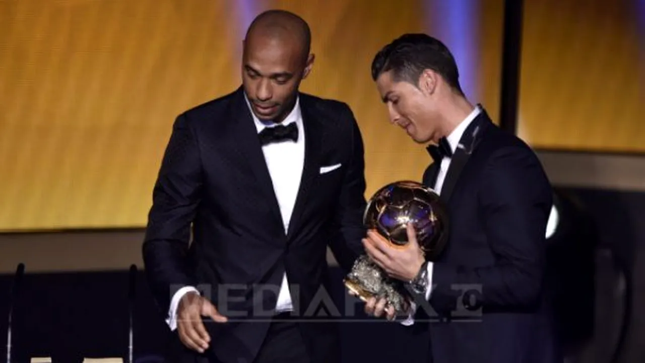 Cristiano Ronaldo a câştigat Balonul de Aur. Reacţia portughezului după ce a primit trofeul - FOTO