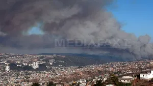 Mii de persoane evacuate în Chile, din cauza unui incendiu de vegetaţie - VIDEO