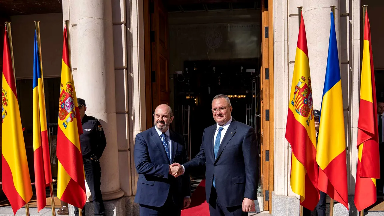 Preşedintele Senatului din România s-a întâlnit cu omologul său spaniol
