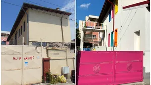 Grădiniţa 25 din Bucureşti, „decorată” în trecut cu sârmă ghimpată, a fost modernizată. FOTO