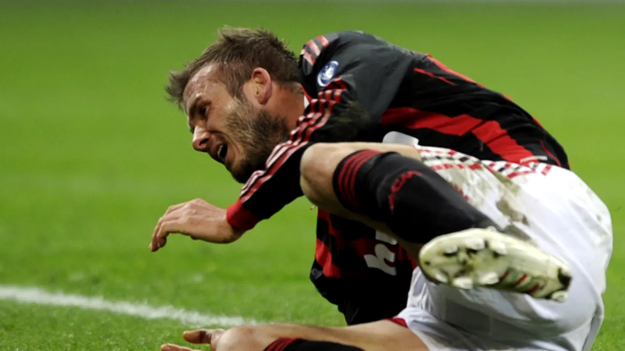 Gordon Brown i-a trimis un mesaj de susţinere lui David Beckham