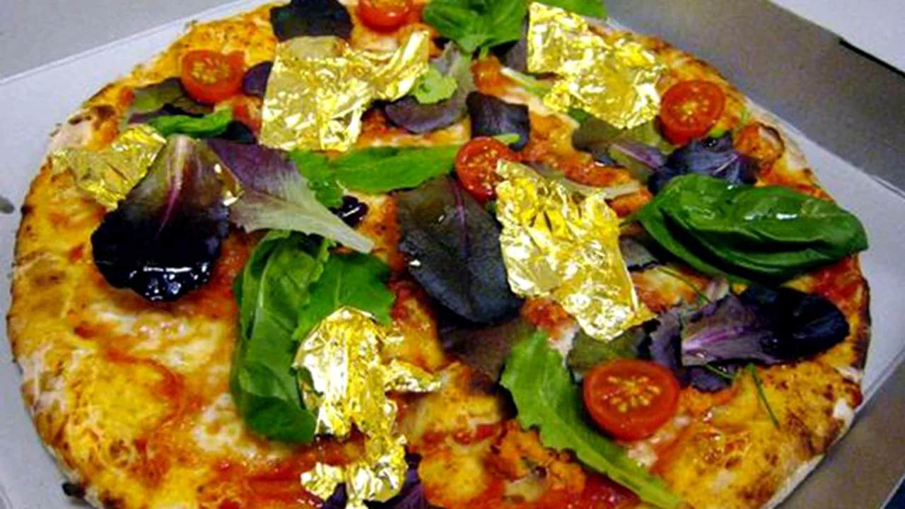 Unde găseşti omletă de 1000 de dolari şi pizza cu praf de aur