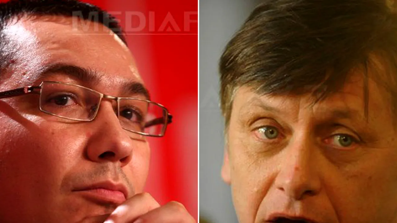 Ponta şi Antonescu îşi menţin poziţiile contrare privind definirea căsătoriei în Constituţie