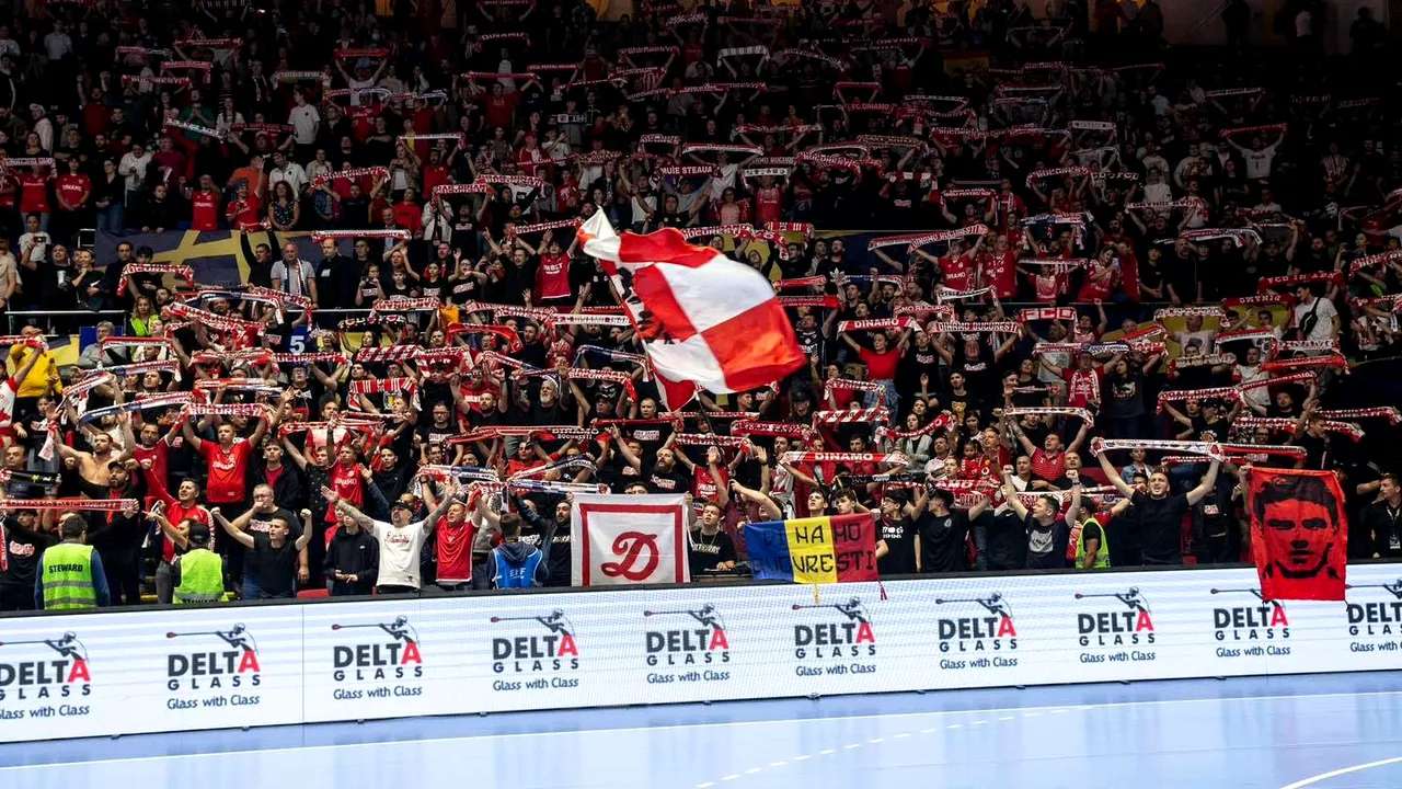 Victorie mare pentru Dinamo Bucureşti. „Dulăii” au învins lidera grupei în Liga Campionilor la handbal masculin