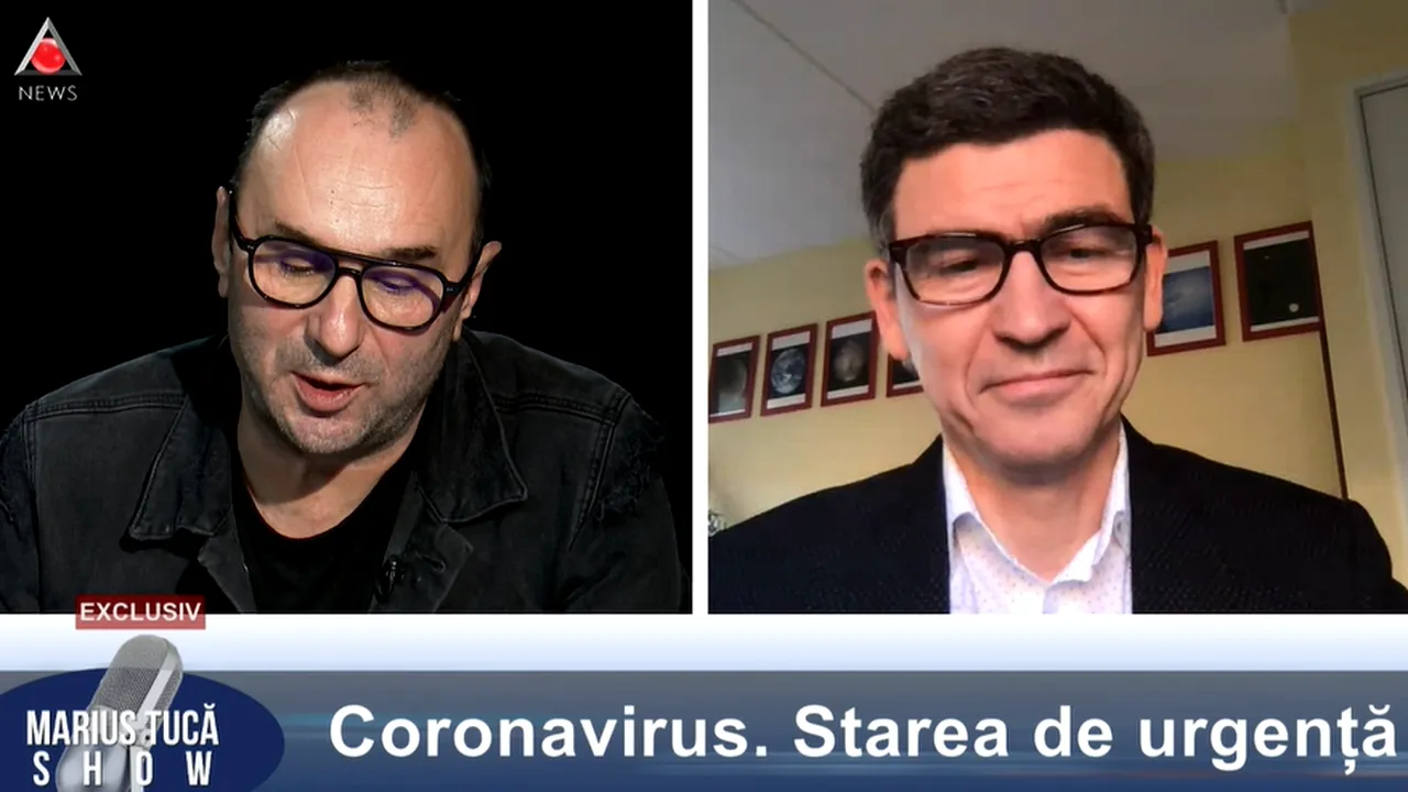 „Marius Tucă Show”. Dr. Mihai Netea: In prima fază a epidemiei, România s-a descurcat destul de bine. Însă trebuie să se pregătească pentru ce vine şi nu pentru ce este acum / Impactul e foarte mare. Toţi ştiam că se putea întâmpla