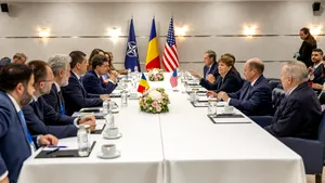 Nicușor Dan, întâlnire cu o delegație bipartizană a Congresului SUA, în marja Summitului NATO. Ce a discutat