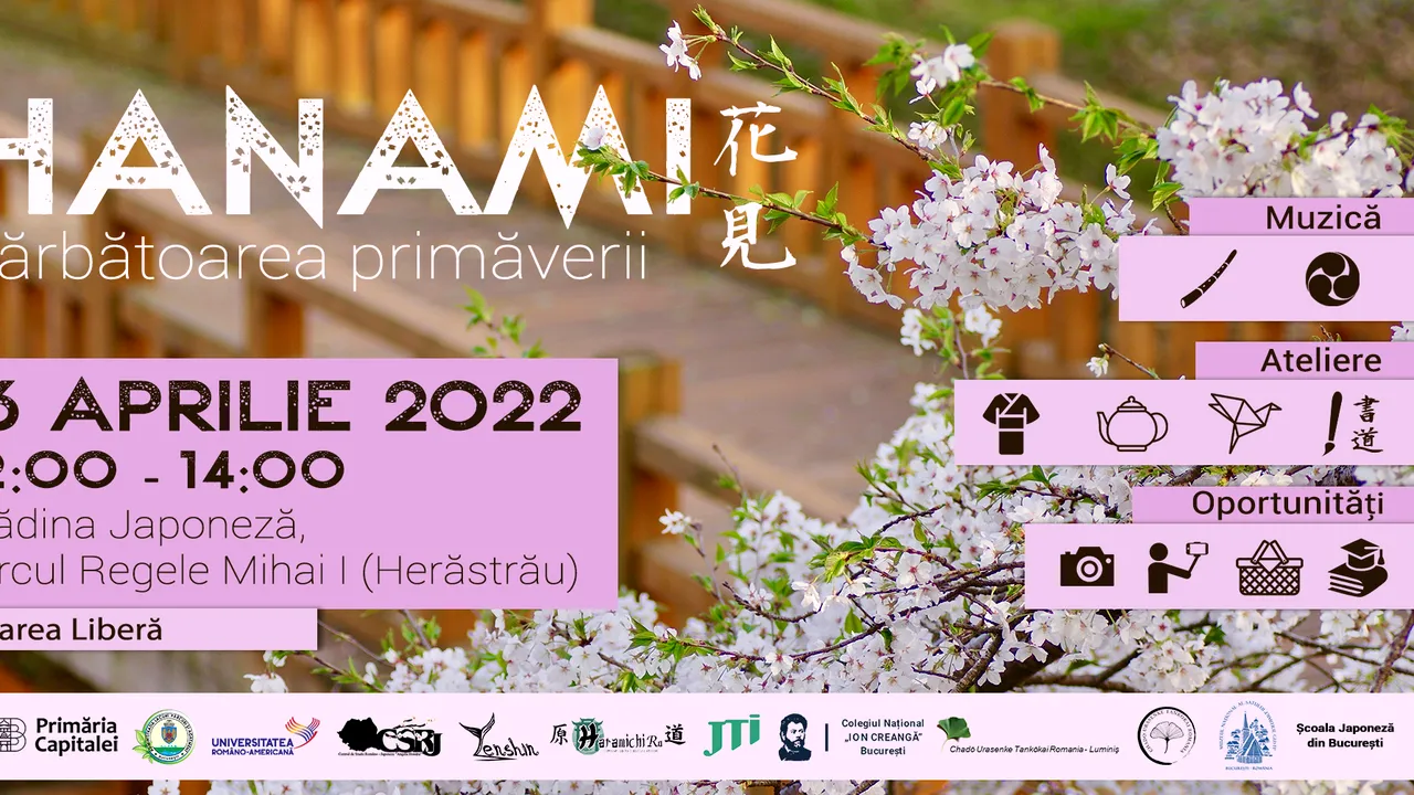 Sărbătoarea primăverii în Grădină Japoneză din Parcul Regele Mihai I (Herăstrău)