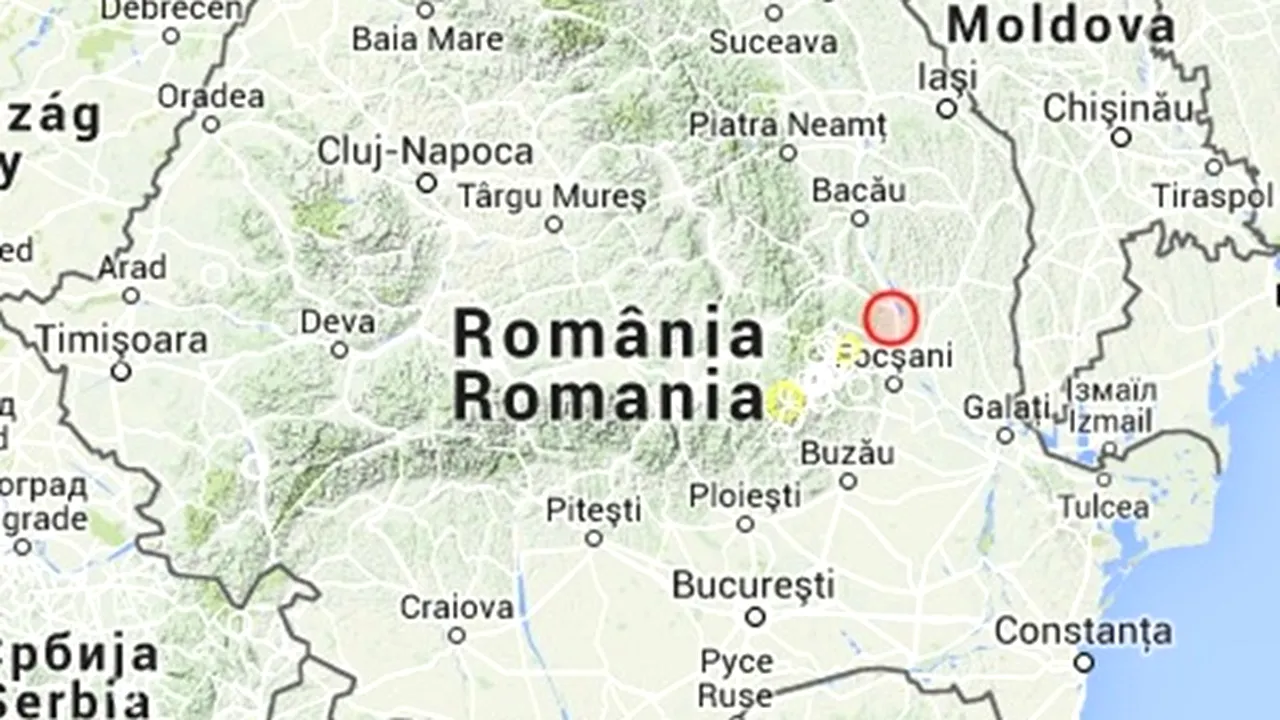 CUTREMUR PUTERNIC în zona Vrancea, de 5,7 grade, urmat de cinci replici. Este CEL MAI MARE seism din ultimii zece ani în România. Director INFP: Nu sunt de aşteptat alte cutremure mari