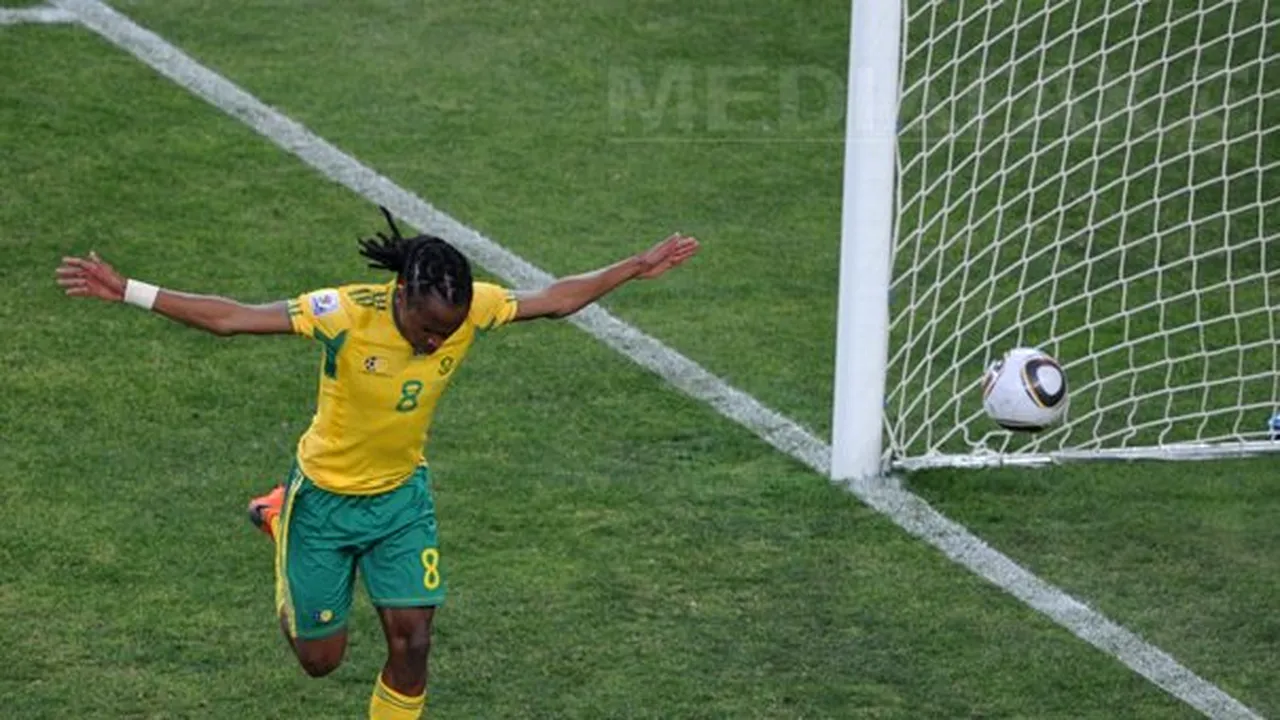 Sud-africanul Siphiwe Tshabalala a reuşit primul gol al ediţiei din acest an a Cupei Mondiale